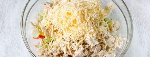 салат цезарь по дюкану. Шаг 10