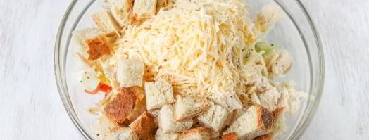 салат цезарь по дюкану. Шаг 11