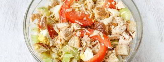 салат цезарь по дюкану. Шаг 12