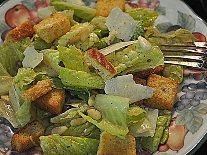 Рецепт салата цезарь по-итальянски