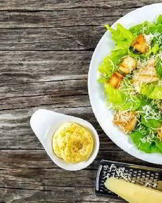 Салат цезарь с куриным филе