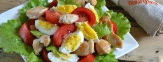 салат цезарь с курицей и сухариками. Шаг 6