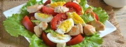 салат цезарь с курицей и сухариками. Шаг 7