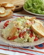 Салат Цезарь с пекинской капустой и курицей