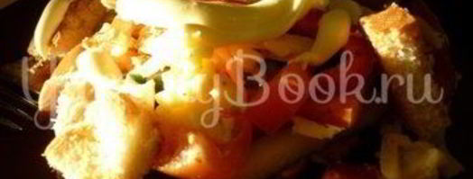 салат цезарь в греции. Шаг 16