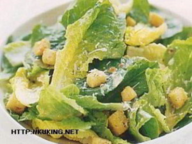 Рецепт салата цезарь