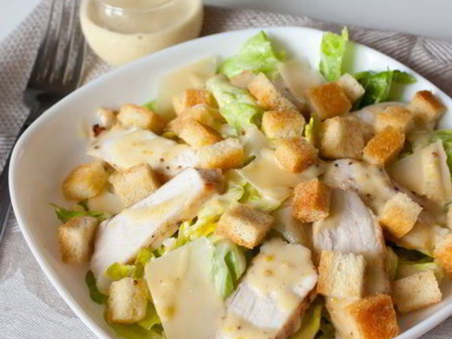Рецепт цезаря с курицей