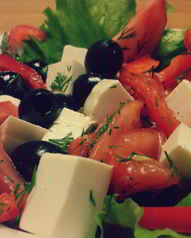 Салаты с сыром