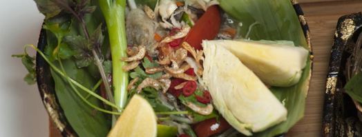 сом там пу — овощной салат с солеными крабами. Шаг 7