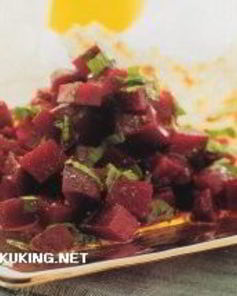 Свекольный салат с мятой