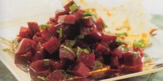 Свекольный салат с мятой