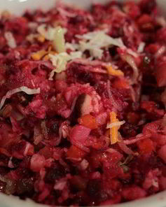 Литовский винегрет с грибами