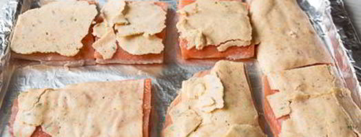 лосось с хрустящей корочкой и эстрагоновым винегретом. Шаг 13