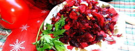 салат винегретный мотив с пикантной заправкой. Шаг 17