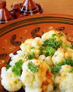 Цветная капуста с горчично-эстрагоновым винегретом