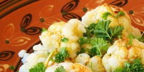 Цветная капуста с горчично-эстрагоновым винегретом