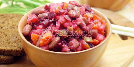 Винегрет классический с фасолью