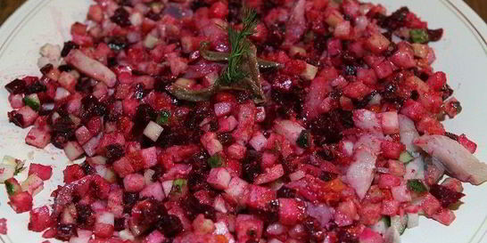 Винегрет с фасолью