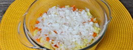 винегрет с горошком и капустой. Шаг 15