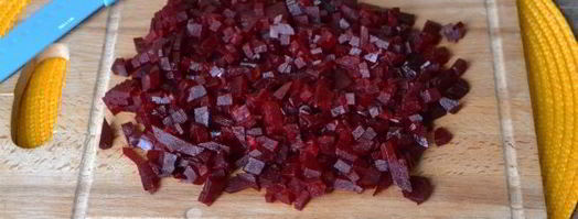 винегрет с горошком и капустой. Шаг 16