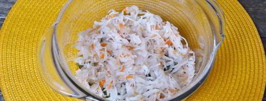 винегрет с горошком и капустой. Шаг 10