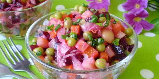 Винегрет с горошком