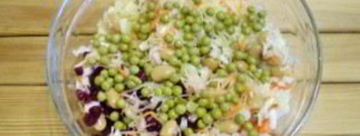 винегрет с горошком. Шаг 8