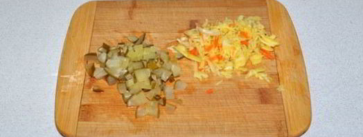 винегрет с грибами. Шаг 6