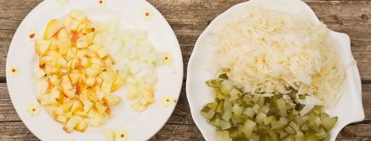 винегрет с капустой. Шаг 4