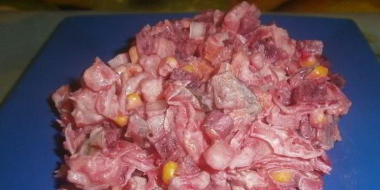 Винегрет с майонезом