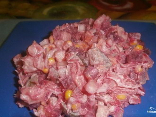 Рецепт винегрета с майонезом