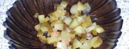 винегрет с малосольной селедкой. Шаг 10