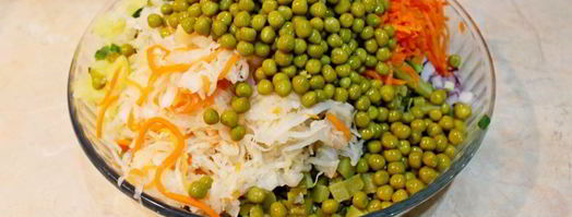 винегрет с морковкой по-корейски. Шаг 5