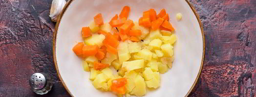 винегрет с сельдью. Шаг 3