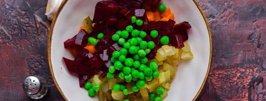 винегрет с сельдью. Шаг 5