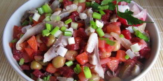 Винегрет с селедкой