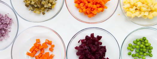 винегрет с тыквой и килькой. Шаг 5