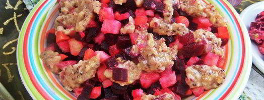 винегрет со шпротами. Шаг 10