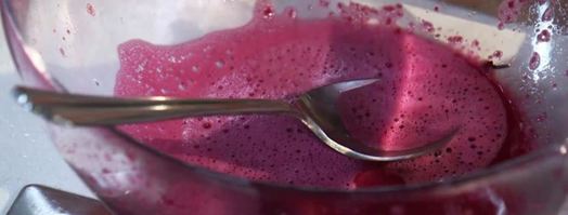 винегрет со свекольной пеной и оливковым песком. Шаг 4