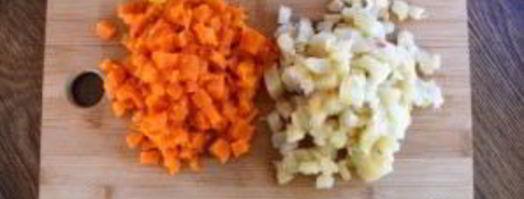 винегрет в лаваше. Шаг 3