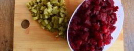 винегрет в лаваше. Шаг 4