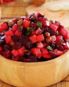 Винегрет в мультиварке с квашеной капустой