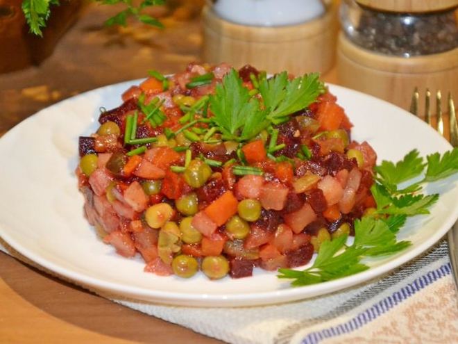 Рецепт винегрета в мультиварке