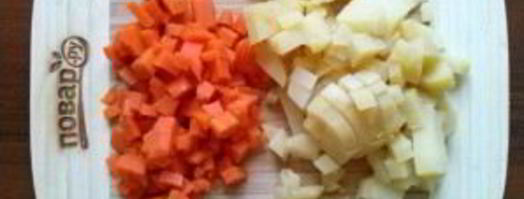 винегрет в тарталетках. Шаг 4