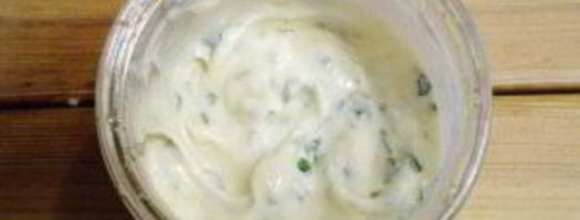 домашний майонез на курином яйце с чесноком и зеленью. Шаг 8