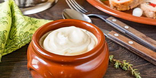 Домашний майонез на целом яйце