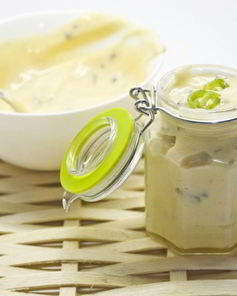 Домашний майонез с перепелиными яйцами