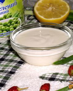 Майонез из горошка