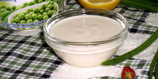 Майонез из горошка