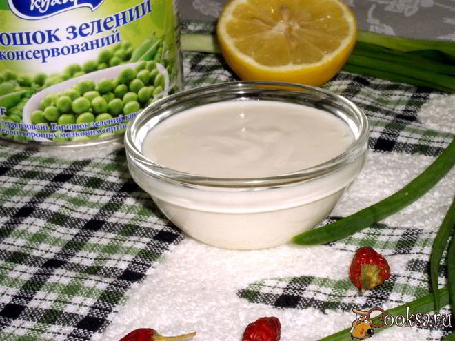 Рецепт майонеза из горошка